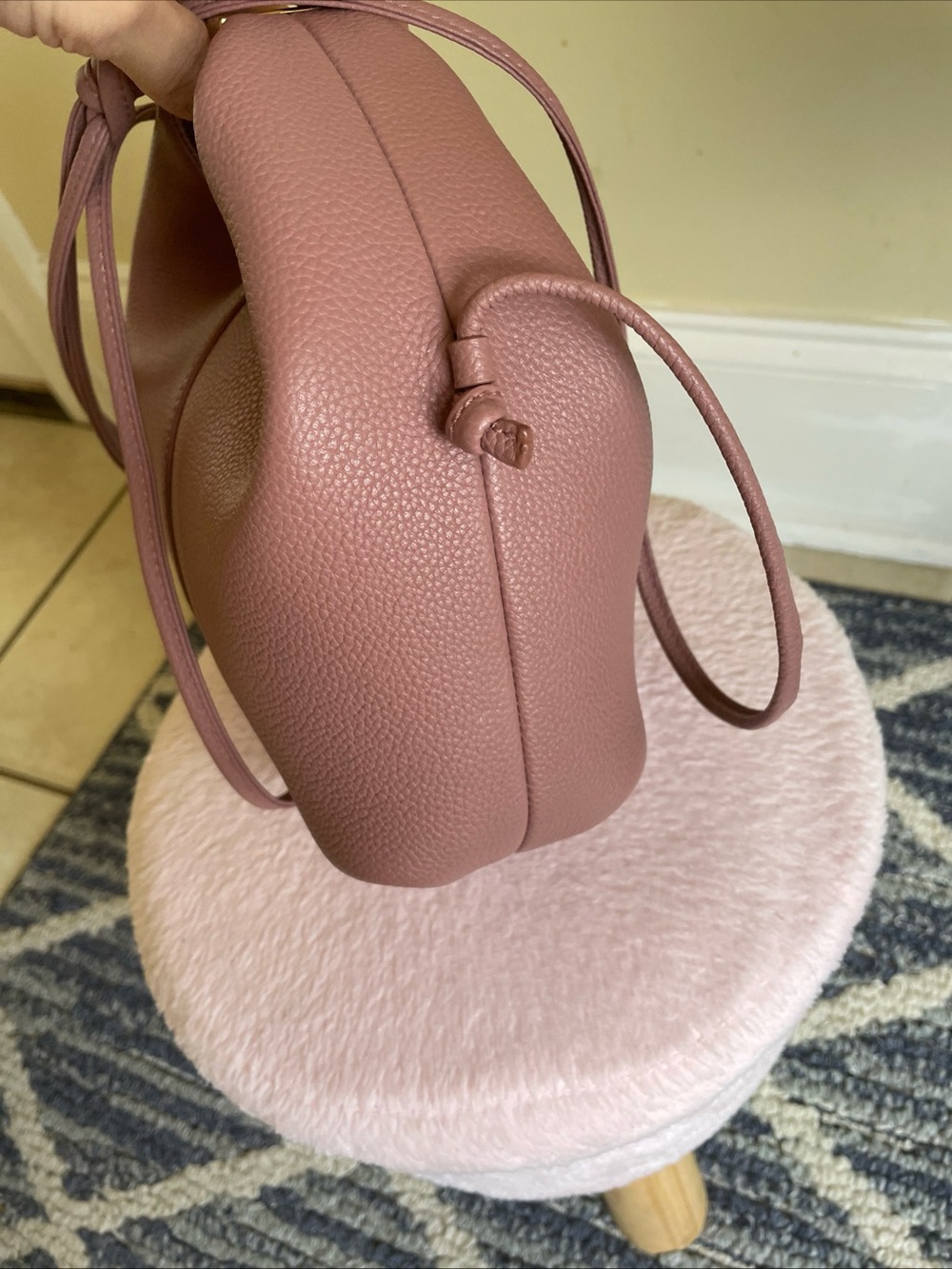 Authentic Polene Beri bag in Lilac - Picture 5 of 11